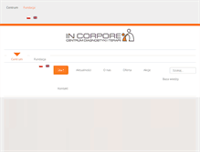 Tablet Screenshot of centrumincorpore.pl